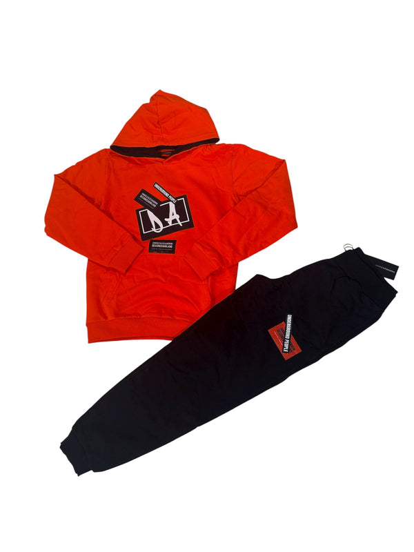 Completo tuta con felpa