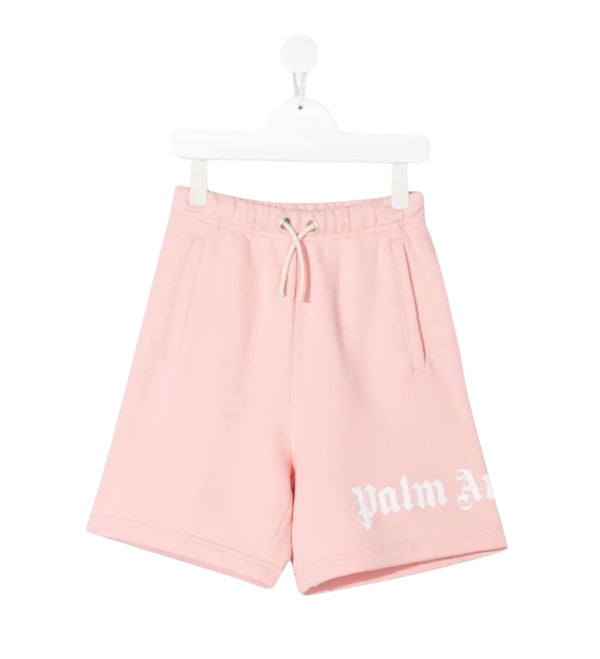 Short di felpa con scritta