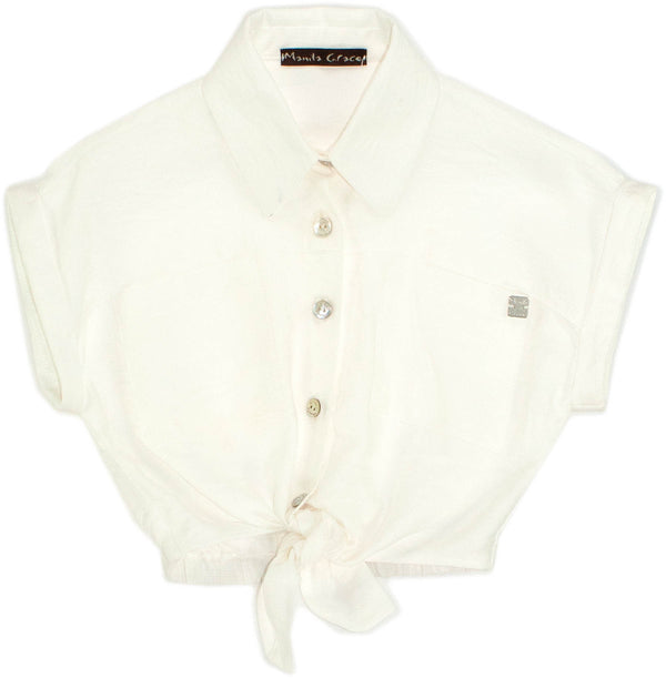 Camicia cotone con logo