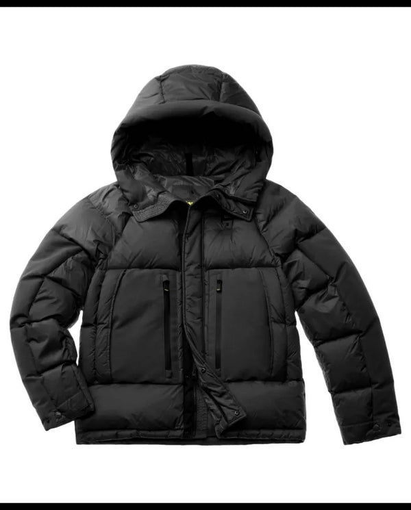 CHISHOLM JUNIOR - Giubbino imbottito in piuma d'oca con scritta sul retro