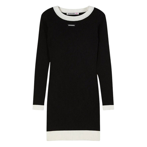 Abito in maglia a costine