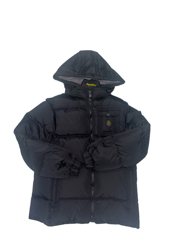 Giubbino con cappuccio e logo