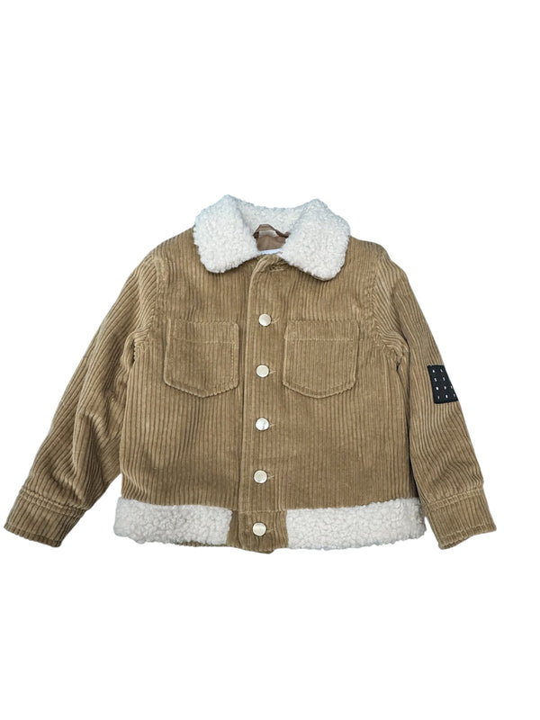 Giubbino con pelliccetta tinta unita