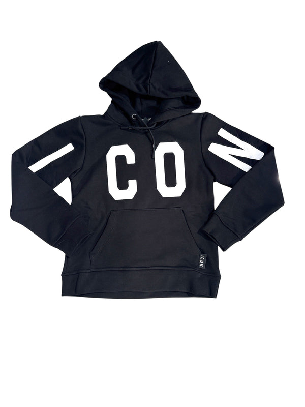 Felpa con cappuccio e scritta