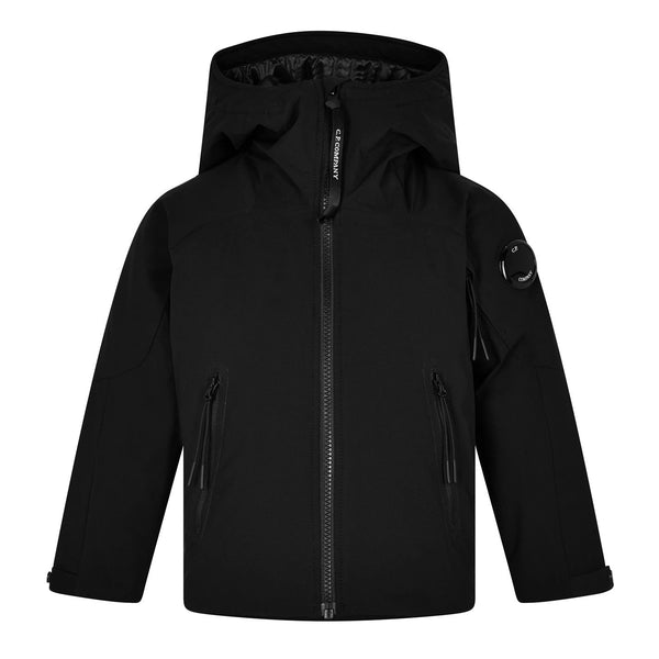 Giubbino con cappuccio e chiusura con zip