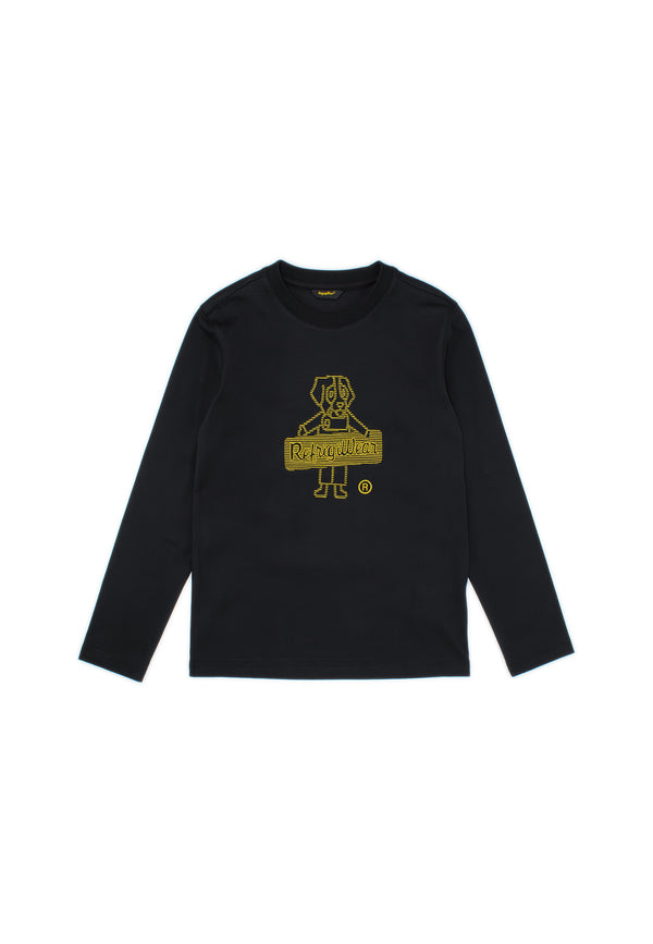 T-shirt maniche lunghe con logo