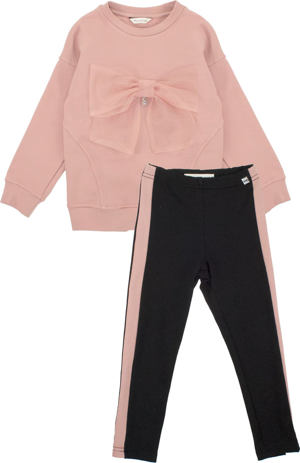 Completo maxi maglia con leggins