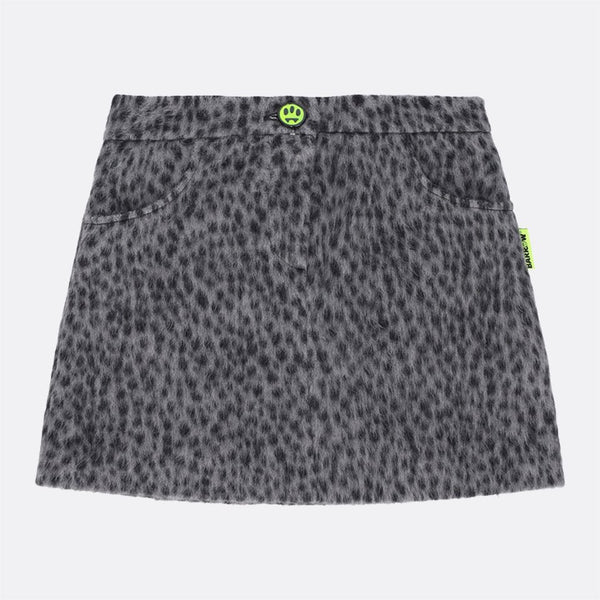 Gonna in camoscio maculata