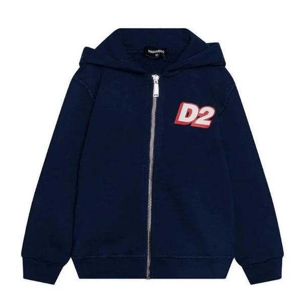 Felpa full zip con cappuccio