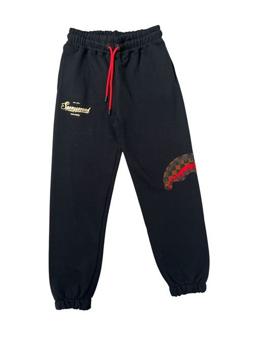 Pantalone di felpa con scritta oro