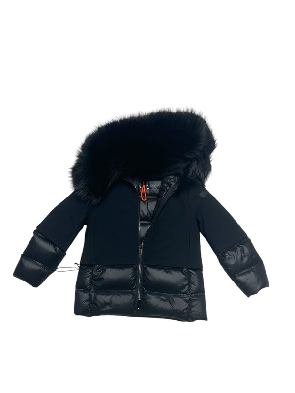 Giubbino con Cappuccio Pelliccia Winter Light Hybrid Hood Girl