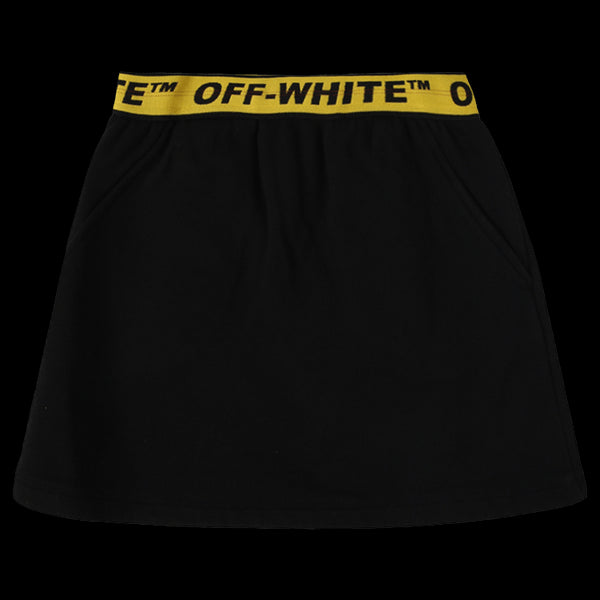 Gonna in Felpa SWEAT SKIRT BLACK YELLOW