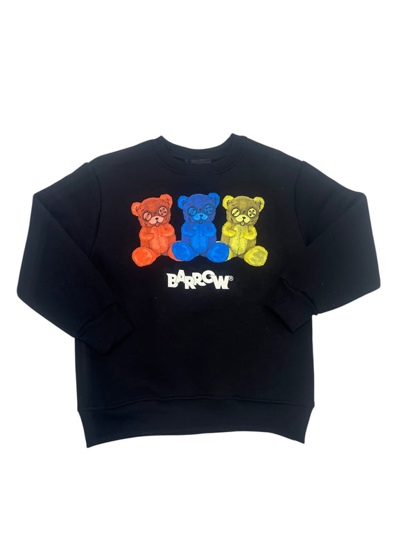 Felpa girocollo con orsachiotti