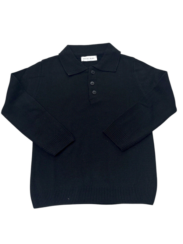 Polo in maglia con bottoni