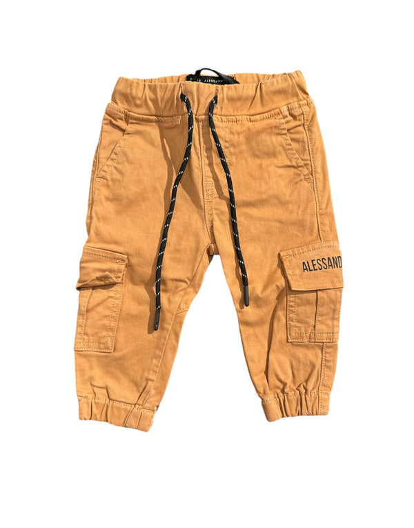 Pantalone cargo con elastico