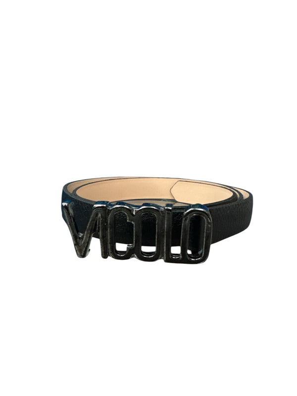 Cintura con placca con scritta