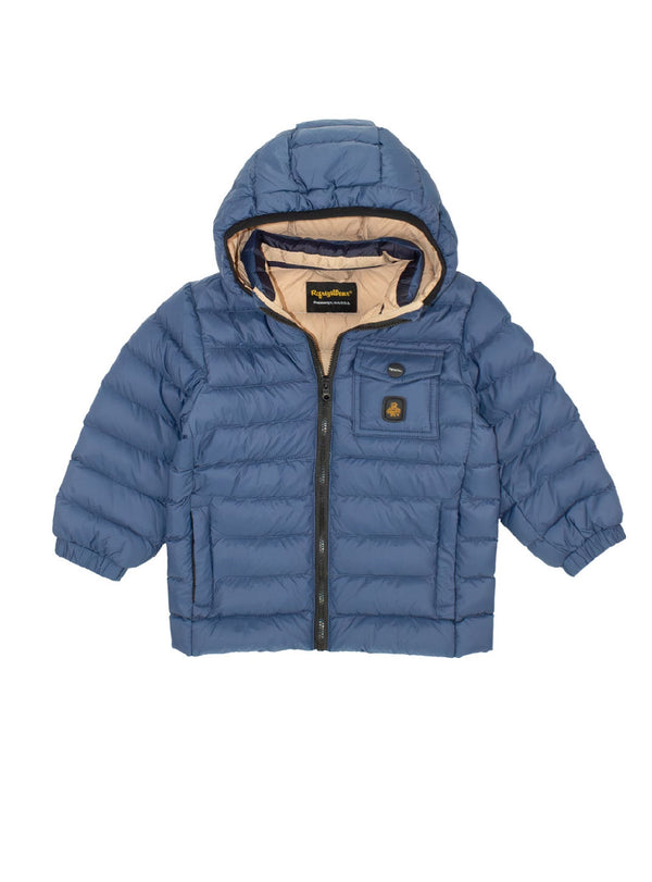 Giubbino con zip e cappuccio