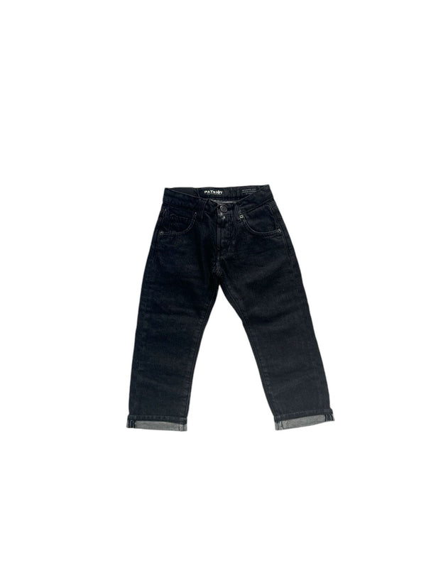 Jeans con scritte sul retro