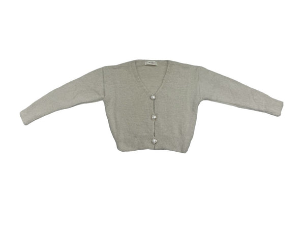 Cardigan Bottoni Strass