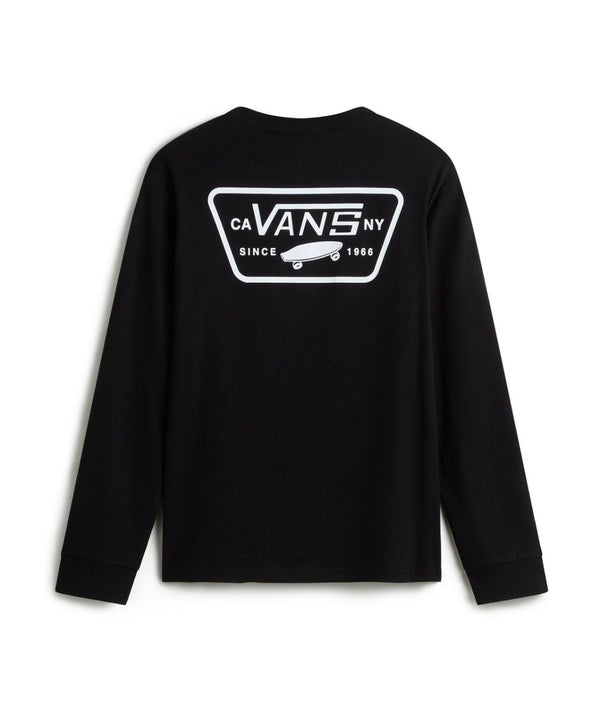 Shirt manica lunga di cotone con logo