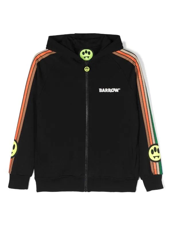 FELPA CON ZIP E CAPPUCCIO