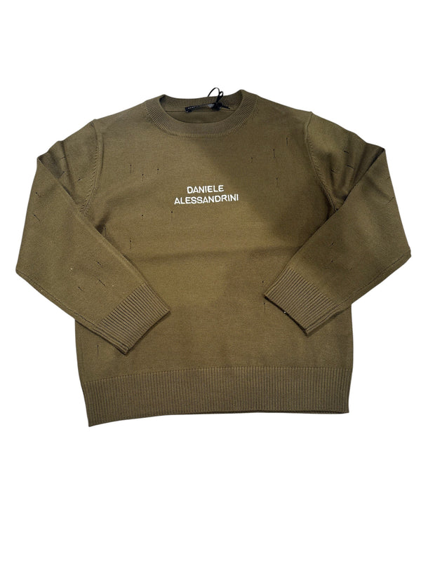 Maglione con scritta piccola