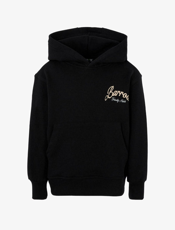 Felpa con cappuccio tinta unita e tasconi