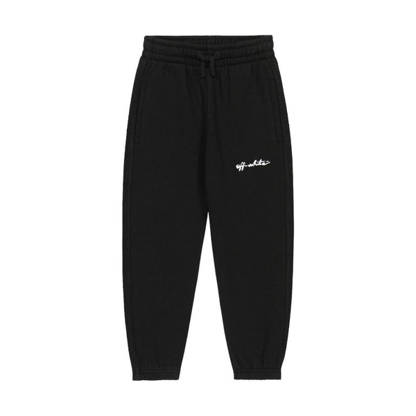 Pantalone Tuta SCRIPT SWEAT PANT BLACK WHITE