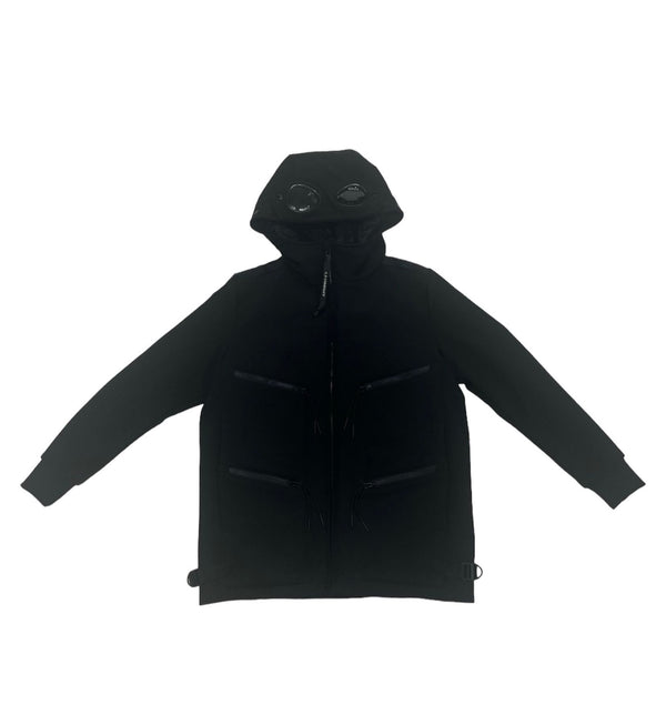 Giubbino con cappuccio e chiusura con zip