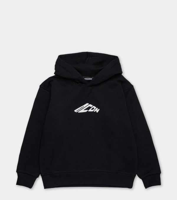 Felpa con cappuccio con scritta