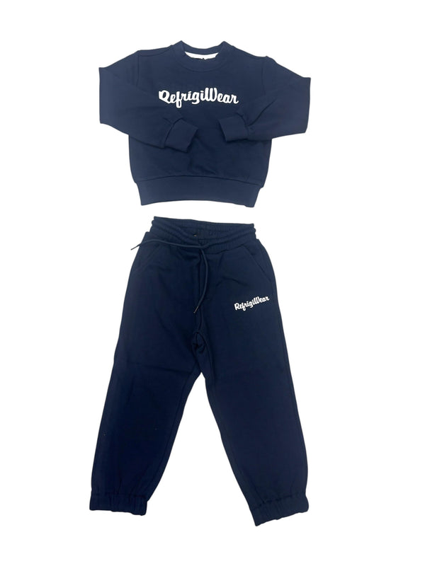 Completo di tuta con felpa girocollo