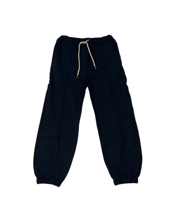 PANTALONE CON ELASTICO IN VITA CON CORDONCINO