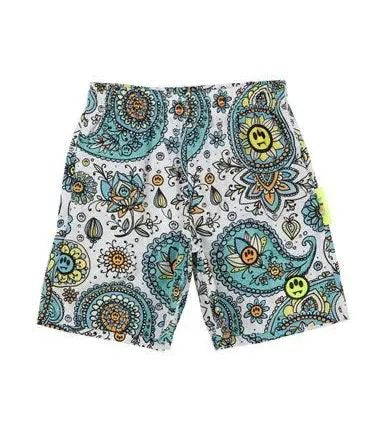 Short di cotone a fantasia