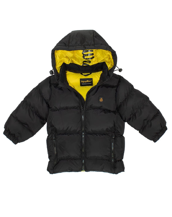 Giubbino in nylon con cappuccio