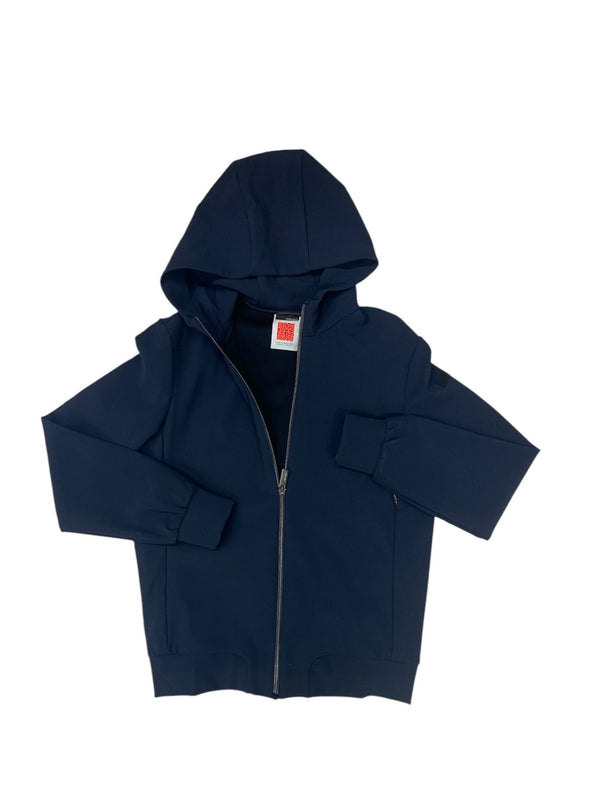 Giubbino con zip e cappuccio
