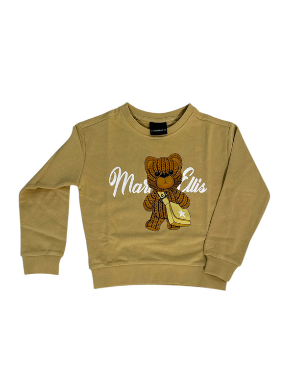 Felpa girocollo con scritta  centrale