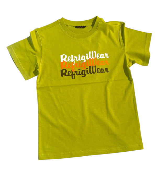 Shirt mezza manica di cotone con scritta