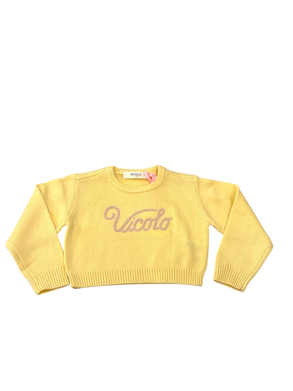 Maglia di lana con scritta