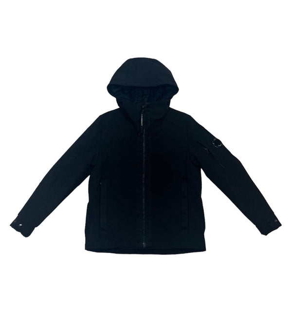 Giubbino con cappuccio e chiusura con zip