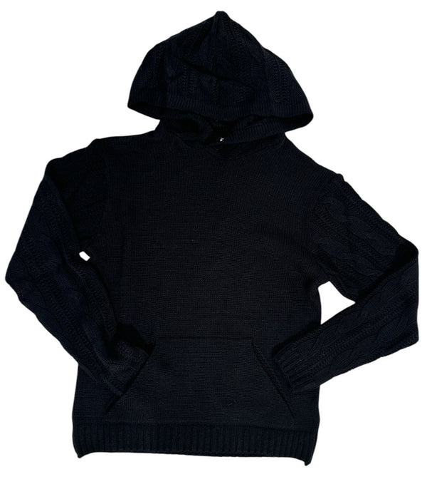 Maglione con cappuccio e tasconi