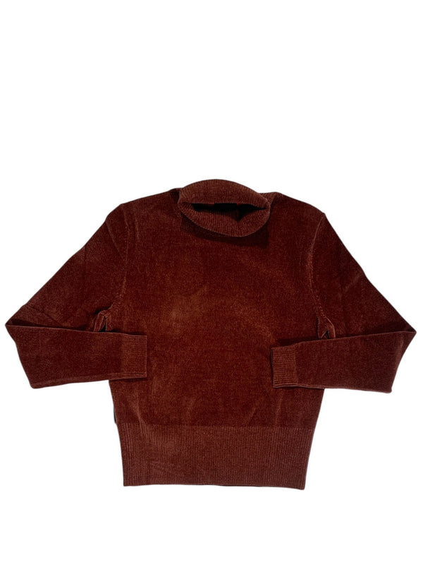 Maglione a Collo Alto VELVET TURTLENECK GIRL