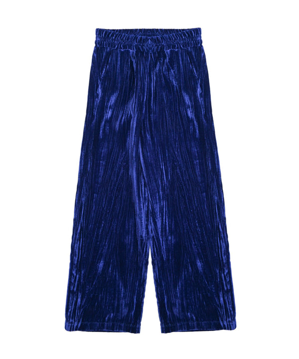 Pantalone a palazzo in velluto