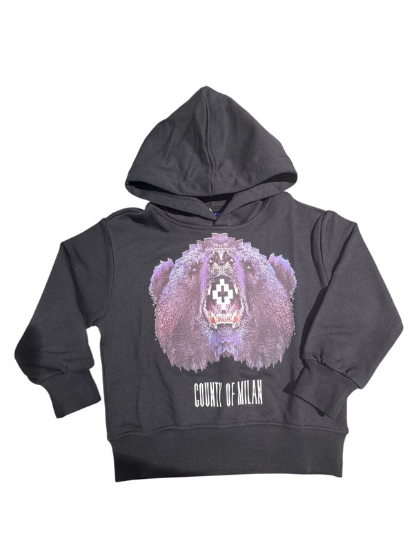 Felpa con cappuccio e stampa