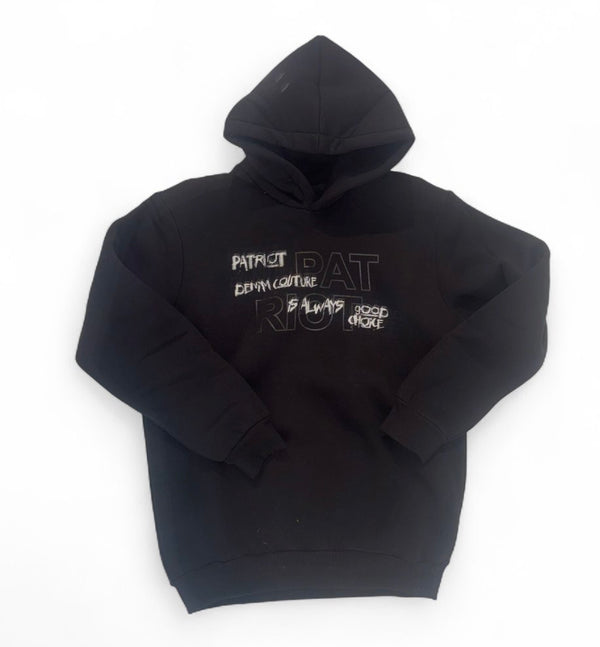 Felpa con cappuccio e scritte