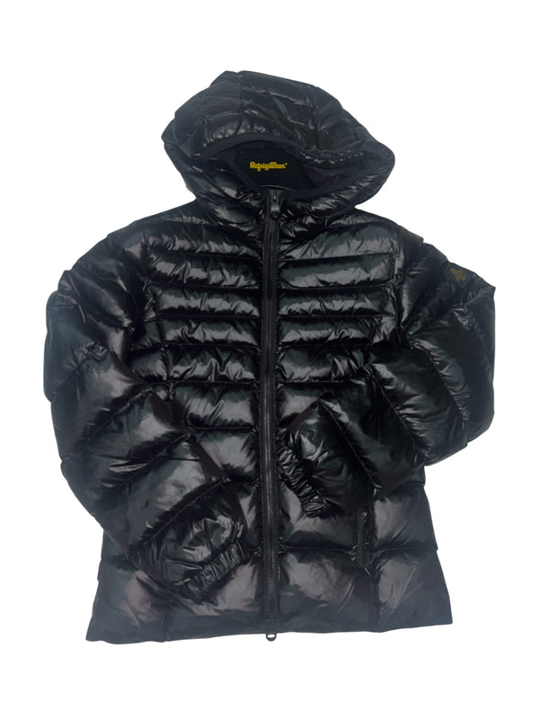 Giubbino in nylon con cappuccio