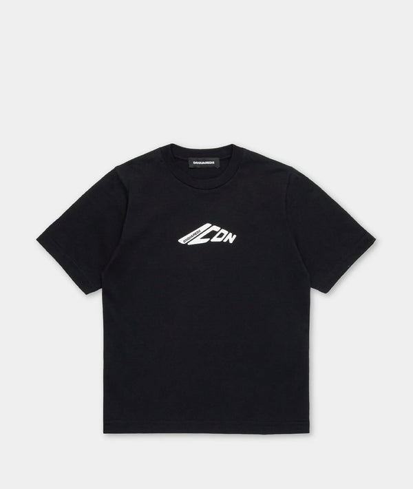 Shirt mezza manica di cotone con scritta