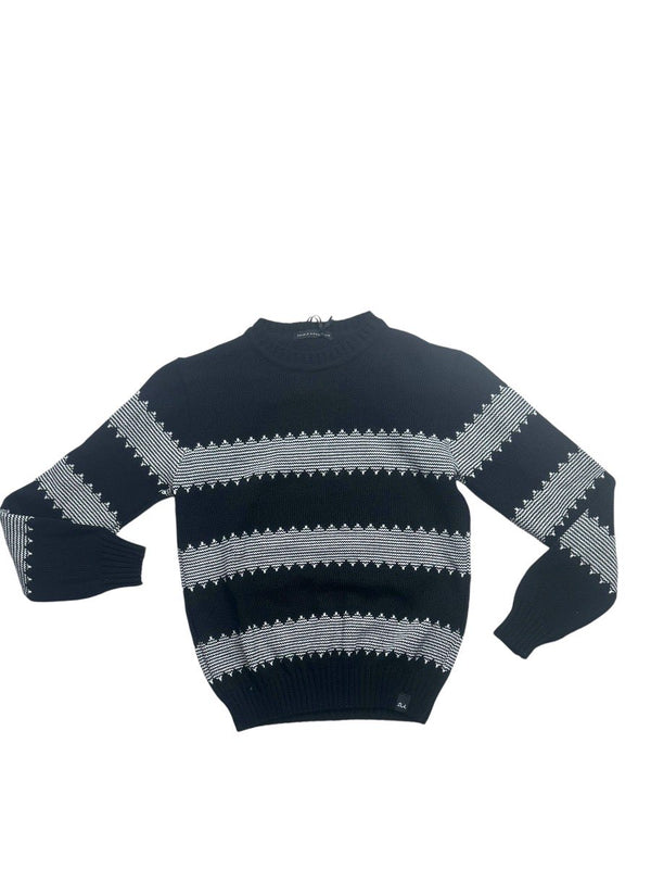 Maglione girocollo fantasia