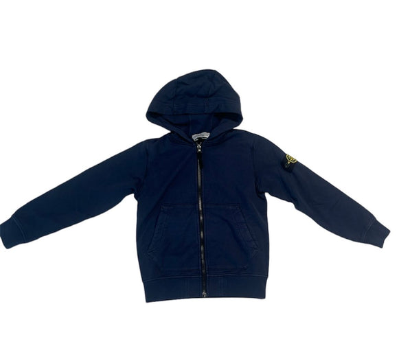 Felpa full zip con cappuccio