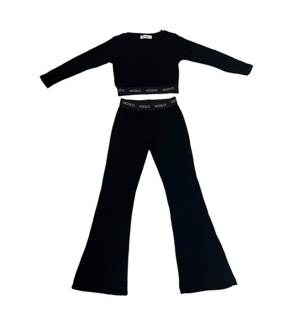 Pantaloni con Elastico con Logo