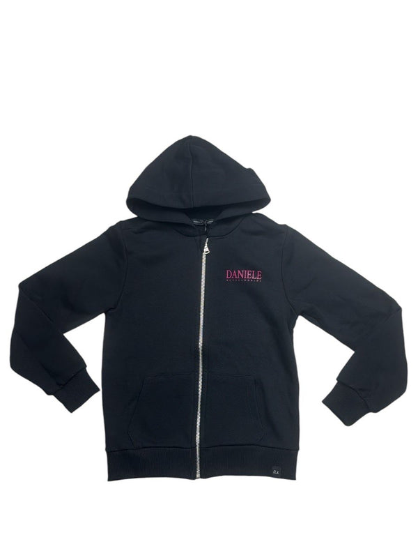 Felpa con zip e cappuccio